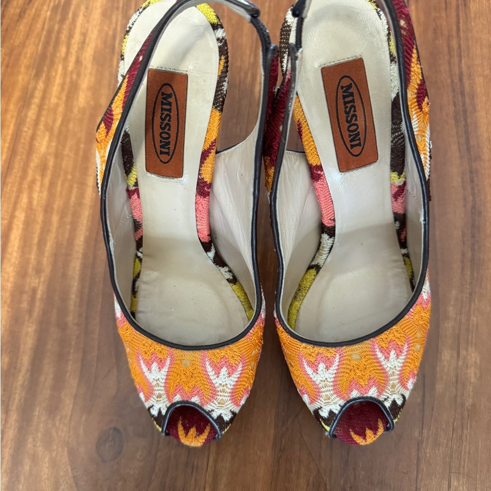 Missoni Vibrant Patterned Heels - image 1